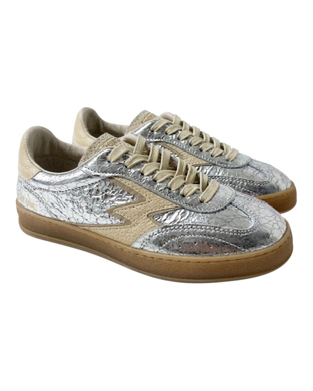 MOACONCEPT Sneakers MoaConcept metallizzate Scarpe Silver CL293 M08L 