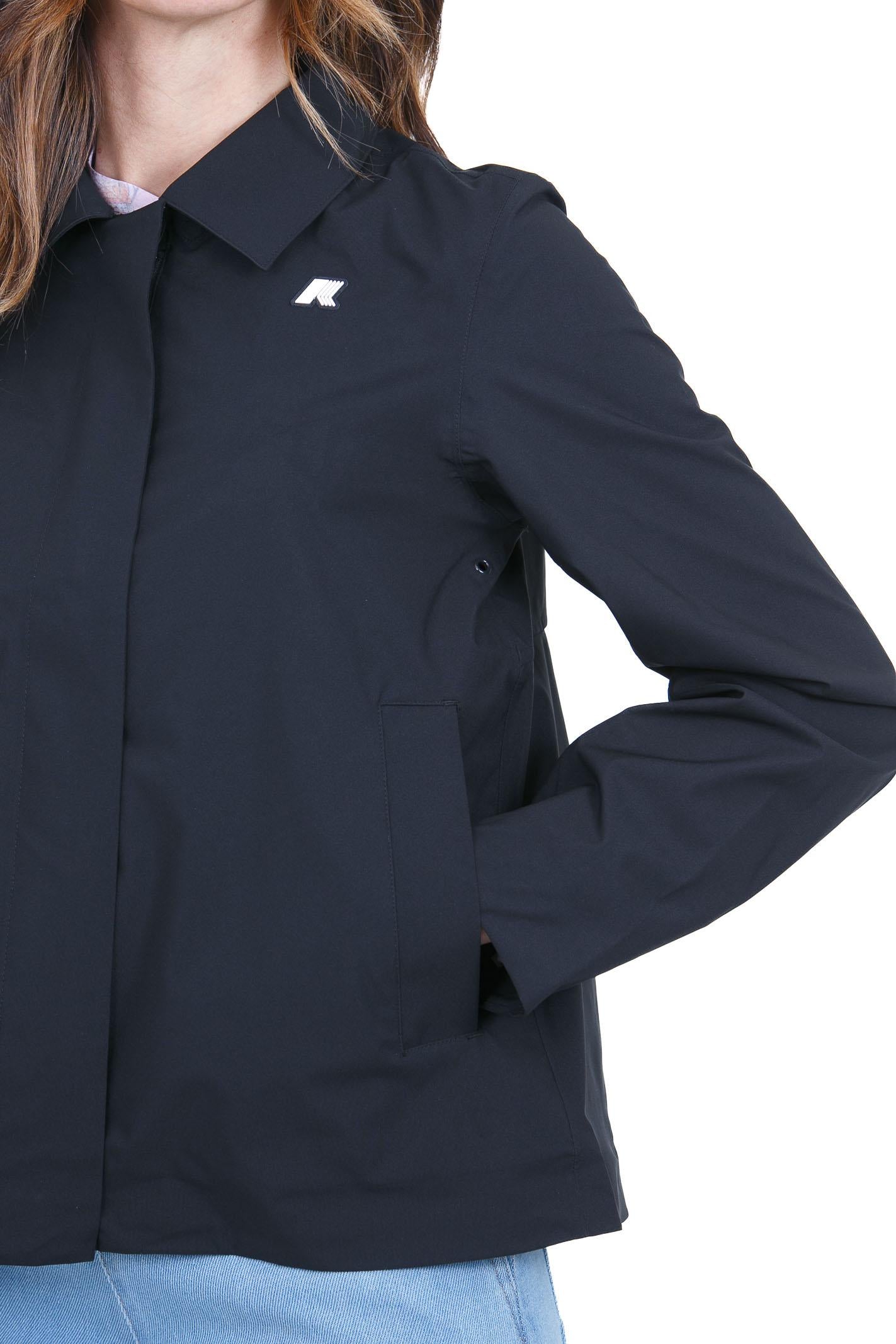 K-WAY Arabel stretch 2L <BR/> Giubbotti Black Pure ARABEL-K61338W USY 