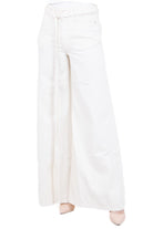 MANILA GRACE  Pantaloni Avorio J322CU MA148 