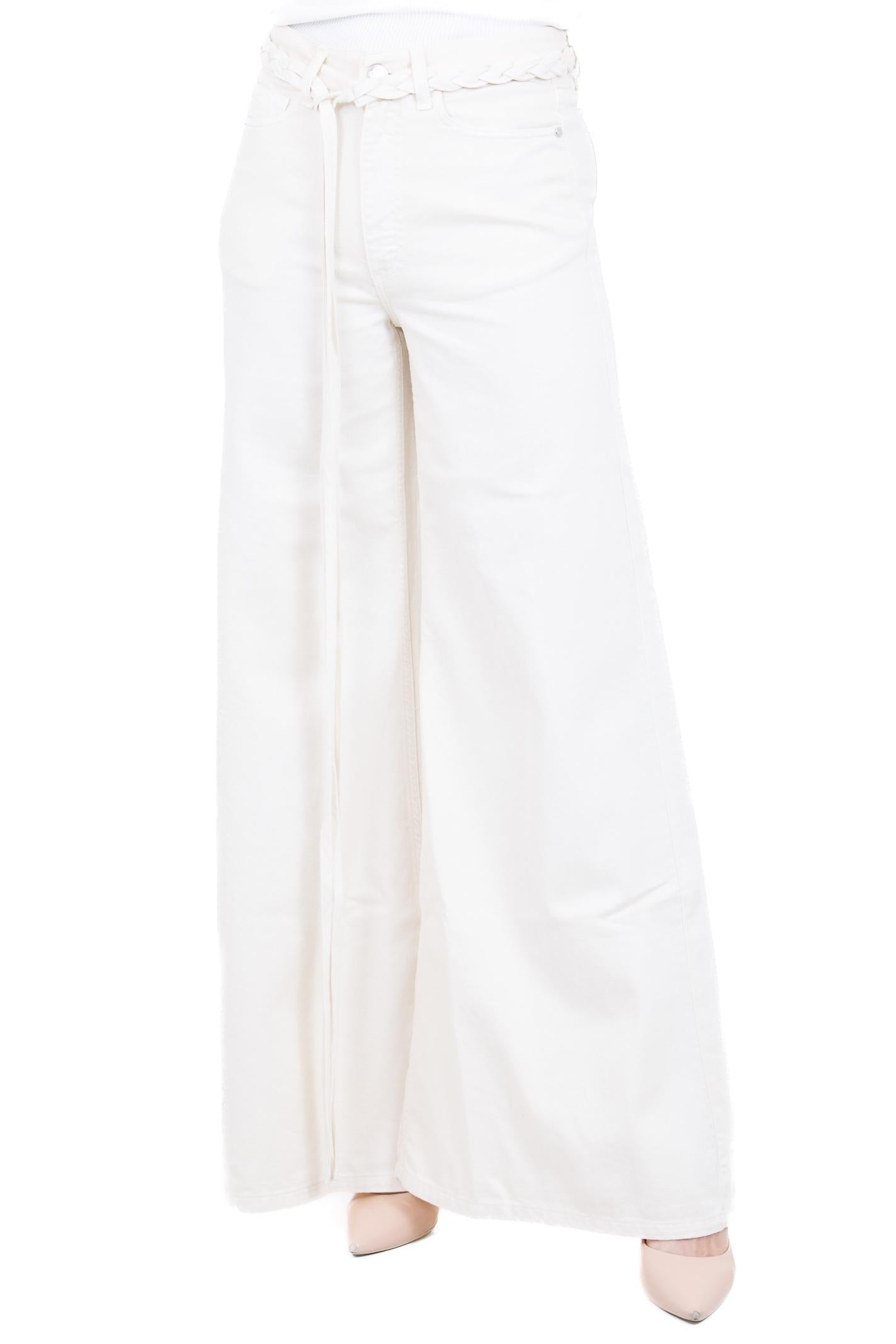 MANILA GRACE  Pantaloni Avorio J322CU MA148 