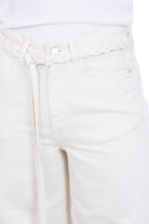 MANILA GRACE  Pantaloni Avorio J322CU MA148 