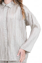 SU  Camicie Silk grey S6U202 S032 