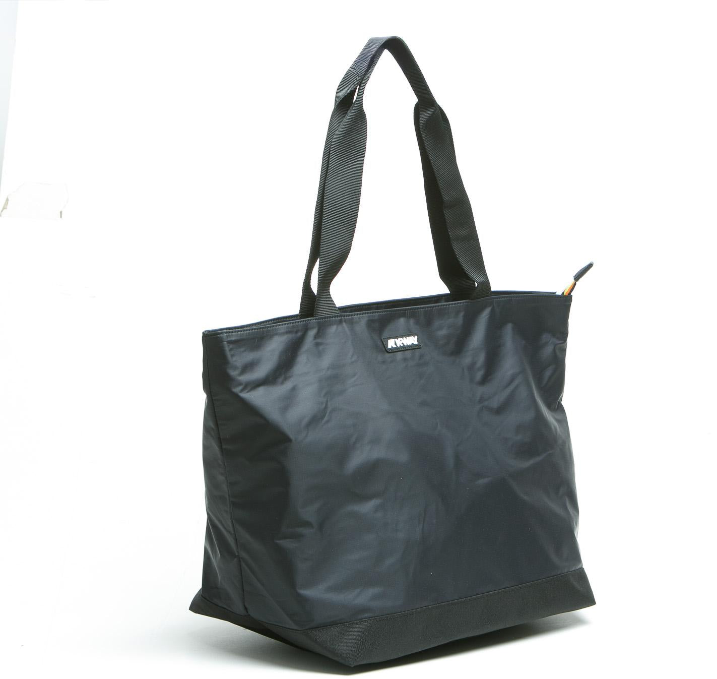K-WAY Clere tote bag unisex Borse Black Pure CLERE-K7127MW USY 