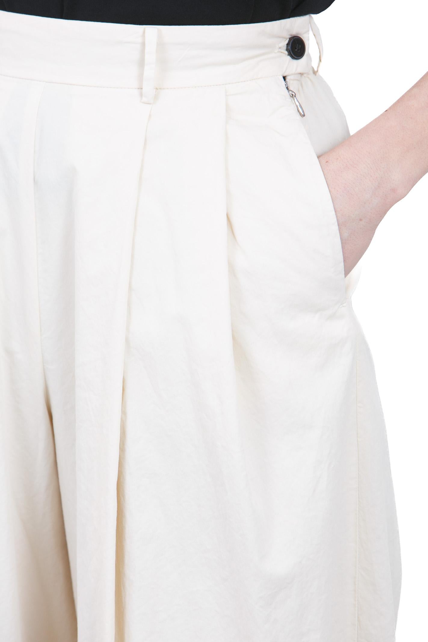POMANDERE Pantalone palazzo con pinces Pantaloni Calce 261-7204-21618 140 