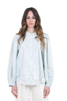 FEEKA  Camicie Shibori aqua ELINA-6CHE0099 IT186 