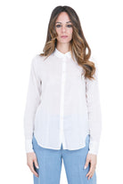 FORTE FORTE Camicia voile con colletto classico Camicie Bianco 14620MYSHIRT 0002 