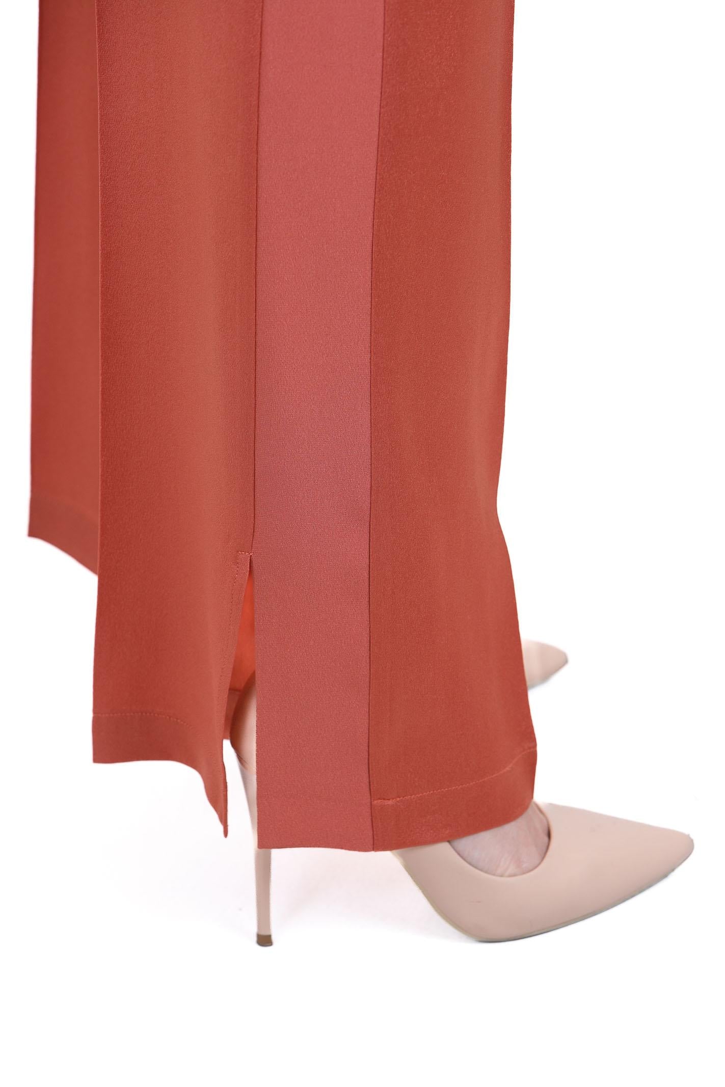 SEMICOUTURE Pantalone Lucia misto seta Pantaloni Dattero LUCIA-Y6SM39 U03-0 