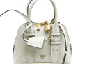 PINKO Borsa bowling a mano Mini Escape Bag in pelle Borse Bianco seta/gold 105333-A0QO-BOWLING Z14Q 