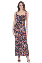 MAR DE MARGARITAS  Abiti Bouquet nero MEGAN-01533-PTT0053 NE132 