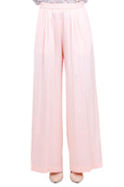 FORTE FORTE Pantalone in raso di seta con elastico Pantaloni Alba 14582MYPANTS 1501 