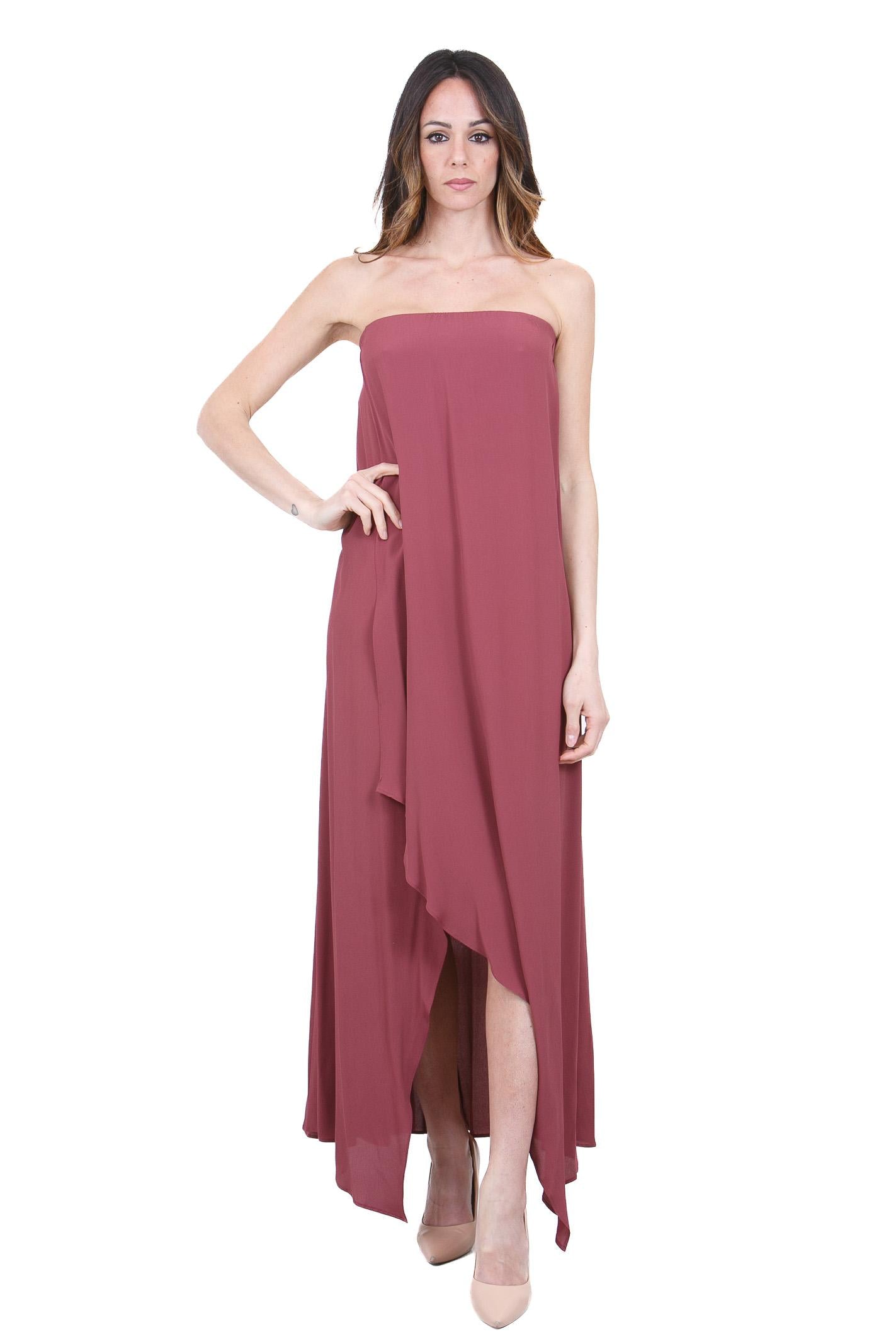 SEMICOUTURE Zoey abito a fascia, fondo asimmetrico Abiti Barolo ZOEY-S6SU35 D57-0 