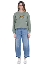 PINKO  Felpe Verde NELLY-100534-A33G U84 