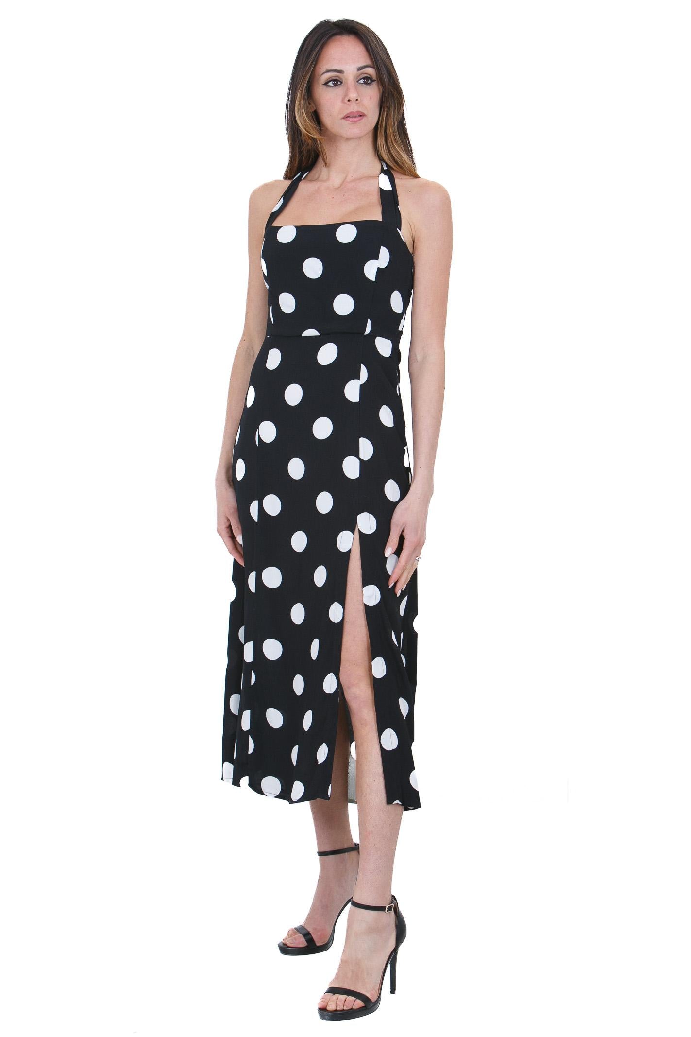 MAR DE MARGARITAS  Abiti Pois grande nero PAULA-01536-PTTS0053 NE140 