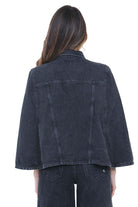 CYCLE Giubbino poncho Candy in denim<BR/> Giubbotti Black CANDY-CC452JI08 11 