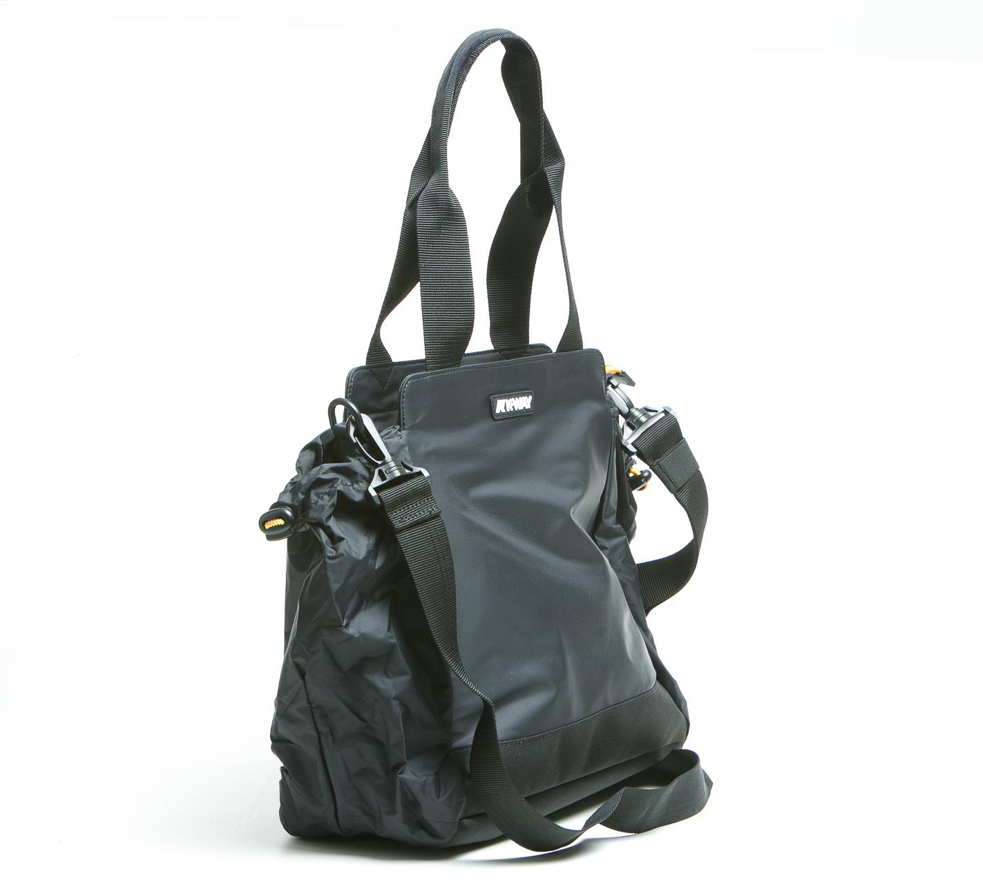 K-WAY Aisy shopping bag con manici Borse Black Pure AISY-K4138YW USY 