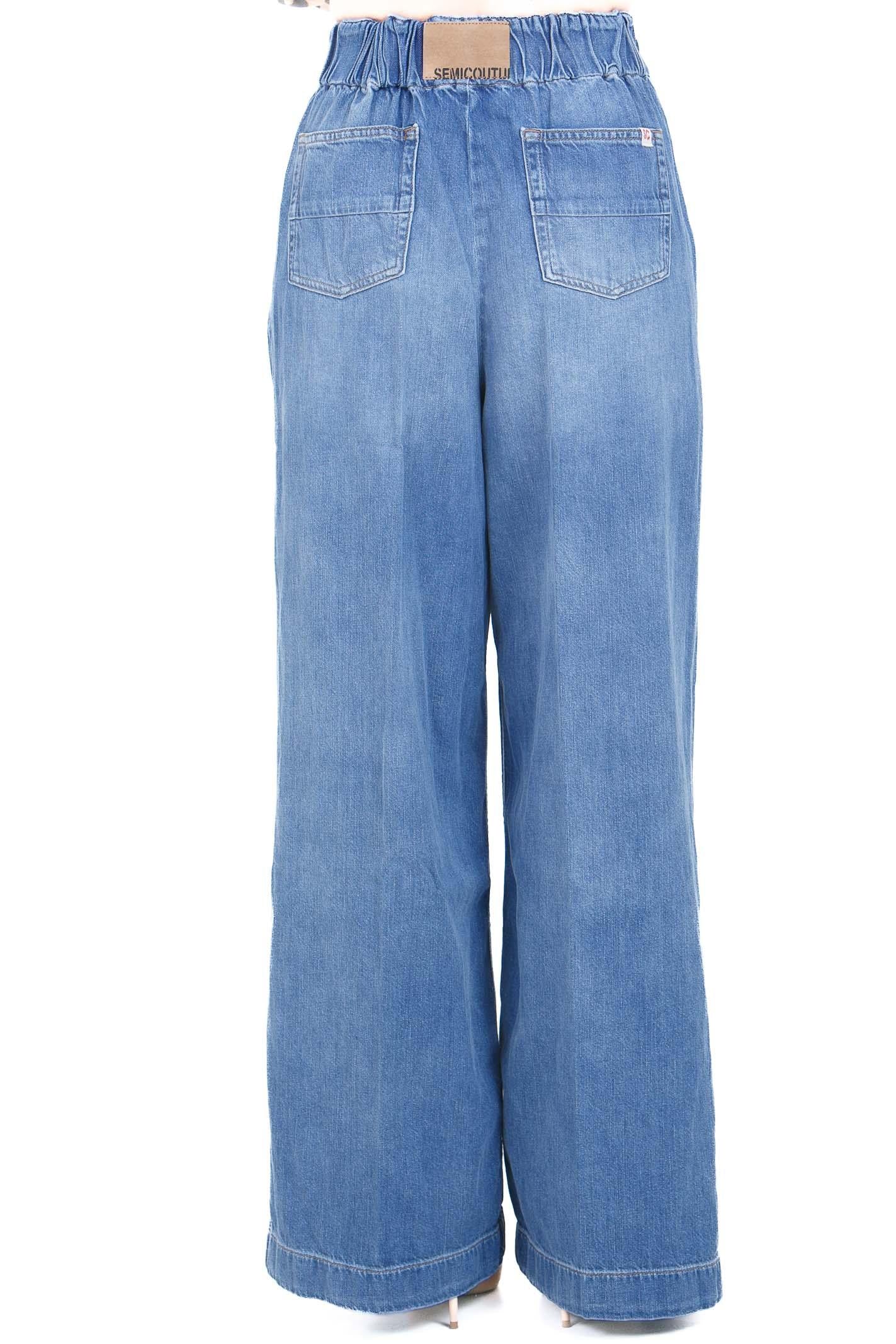 SEMICOUTURE Jeans jimmy con coulisse Jeans Lighe stonewas JIMMY-Y6SY15 JNS37 