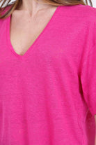 DES PETIT HAUTS  T- Shirt Fuxia HANNABELLE-1E260222 11033 
