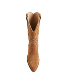 DUCCIO DEL DUCA Stivale camperos in velour Scarpe Cuoio/argento DD132 377 VELUR 