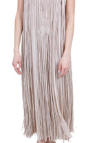 ALYSI Abito lungo wrinkle Abiti Cipria 216302-P6026 CP 