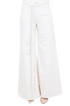 MANILA GRACE  Pantaloni Avorio J322CU MA148 