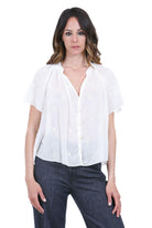 FORTE FORTE Camicia ricamo Bohemienne Camicie Ivory 14876MYSHIRT 022 