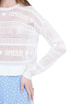 DES PETIT HAUTS  Maglie Creme BLISOU-1E260058 02066 