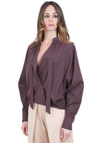 ALYSI Camicia con laccetto al collo Camicie Uva 116218-P6015 UV 