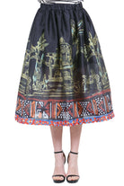 STELLA JEAN Gonna ampia fantasia Gonne Nero G578 H010 