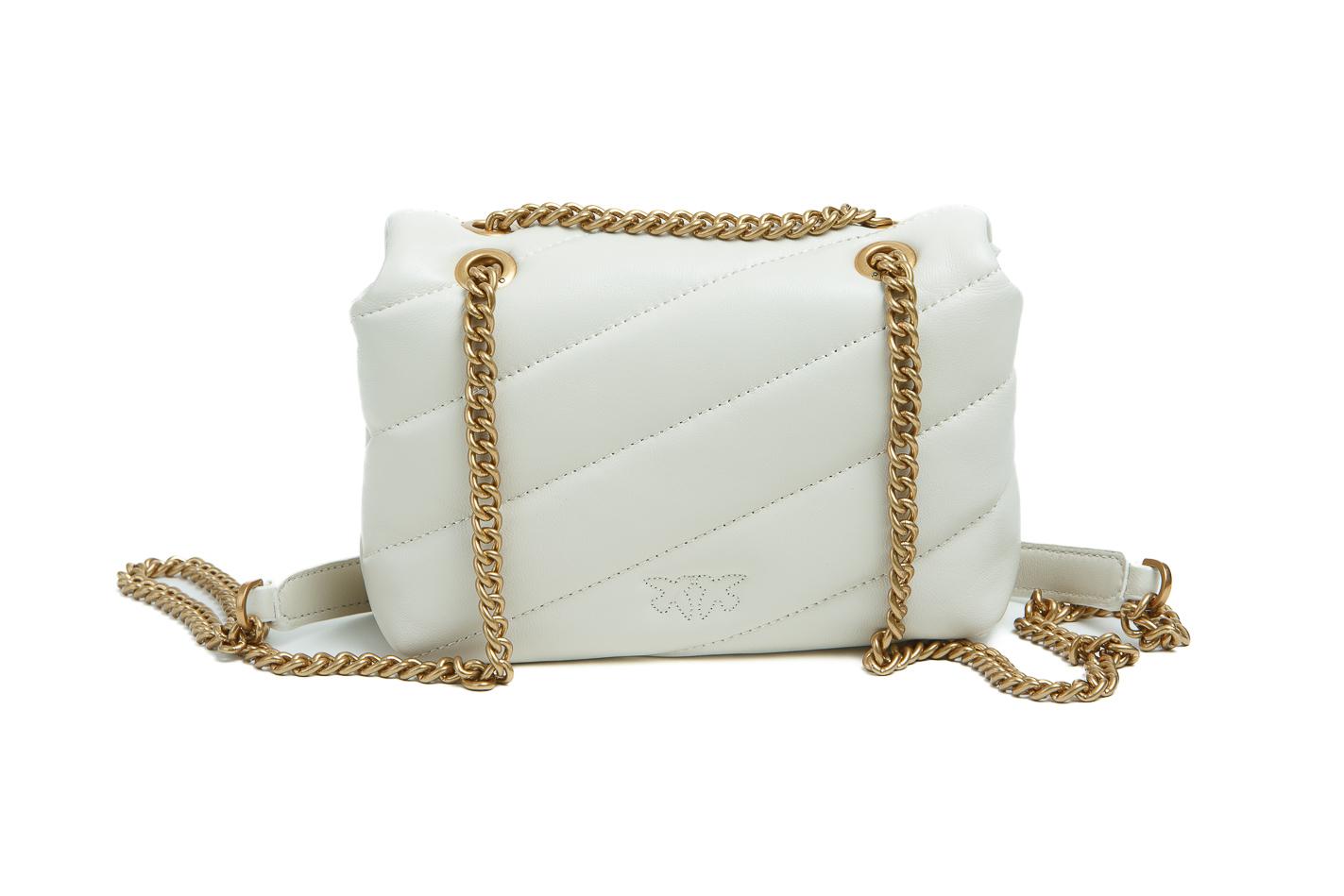 PINKO Love Puff Baby Borse Biancoseta/gold 100040-A0F2LOVEPUFFBABY Z14/ 
