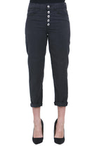 DONDUP  Pantaloni Nero DP268BCF0197DBM5-LOOSEKOONSG 999 