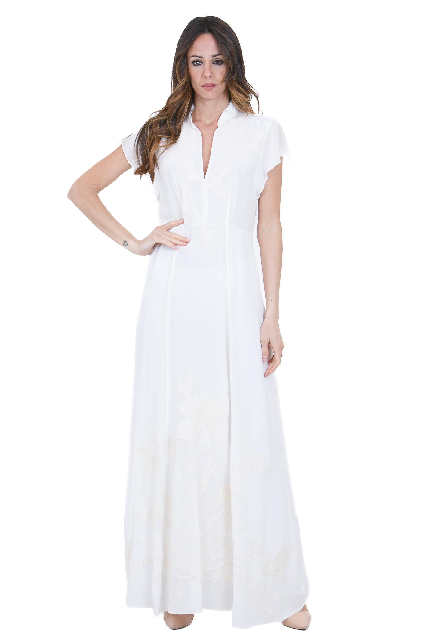 FORTE FORTE  Abiti Avorio 14523MYDRESS 0047 
