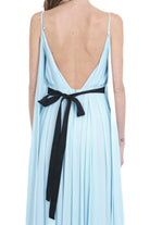 SEMICOUTURE  Abiti Laguna blu ALICIA-S6ST55 P03-2 
