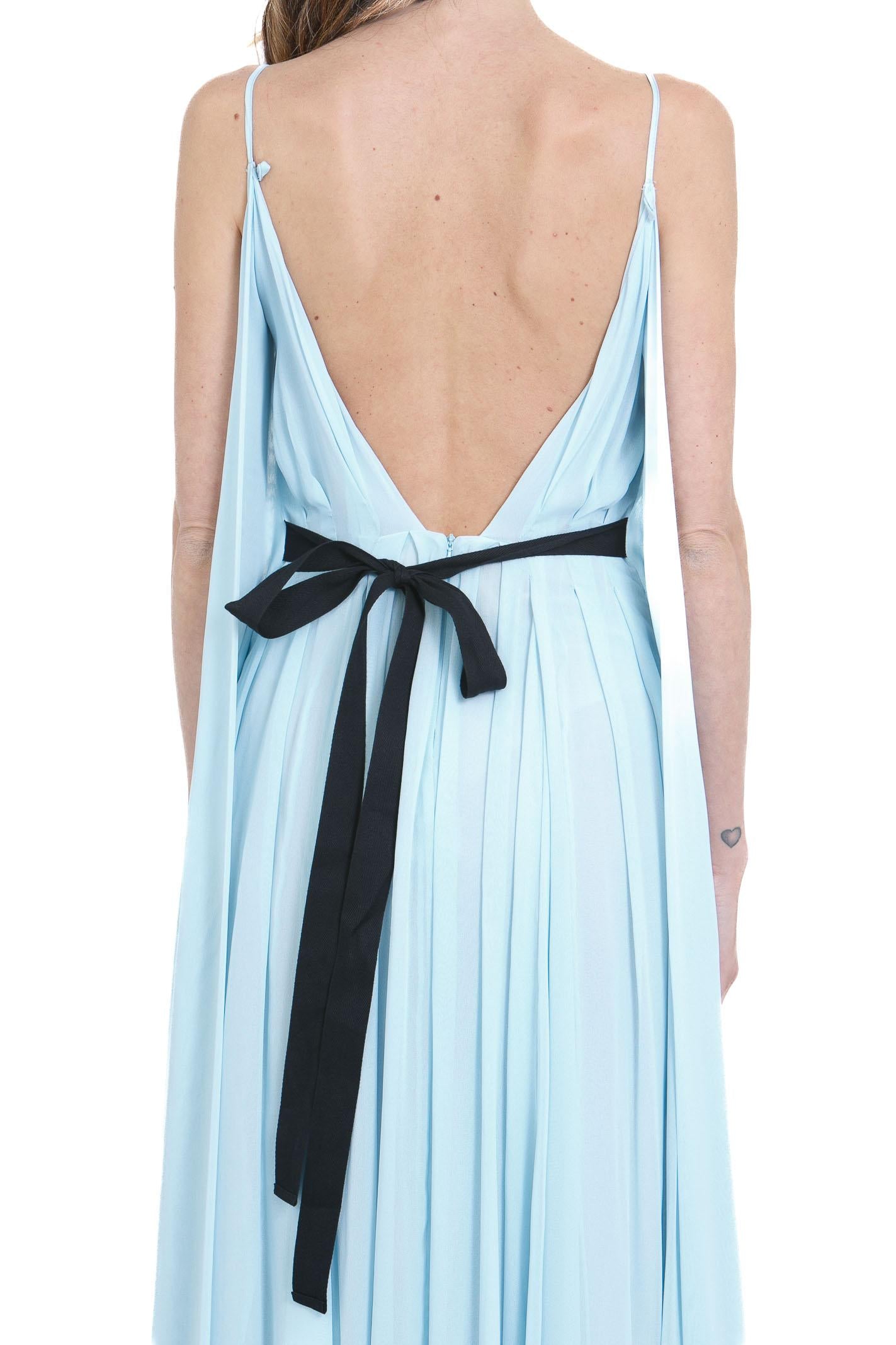 SEMICOUTURE  Abiti Laguna blu ALICIA-S6ST55 P03-2 