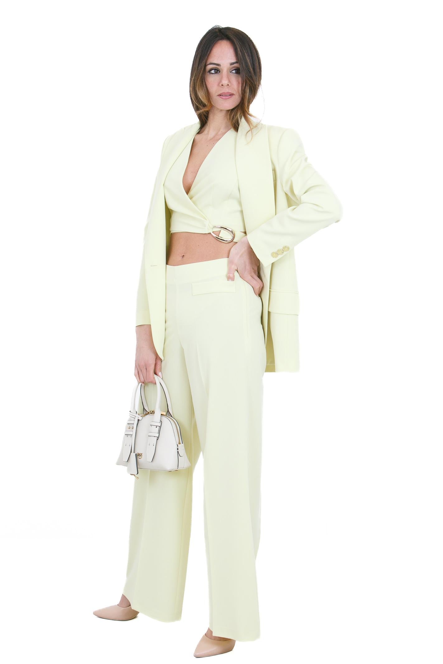SIMONA CORSELLINI  Pantaloni New sauge CPPA03001 V0774 