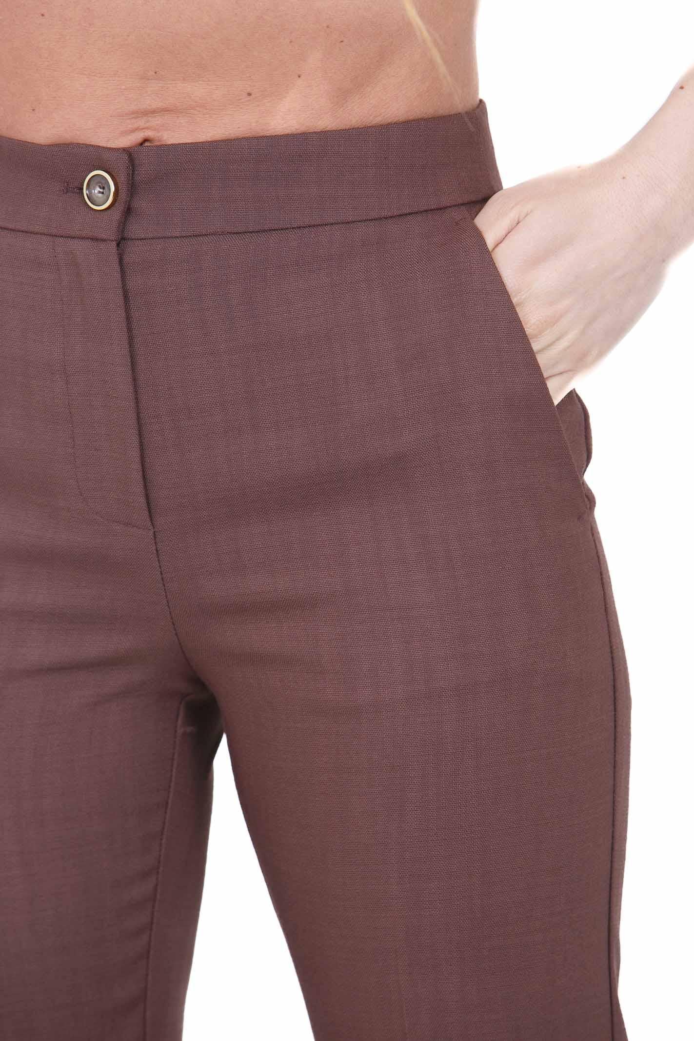 PINKO  Pantaloni Marrone terra NEWSERENIDAD-107595-A2W6 L78 