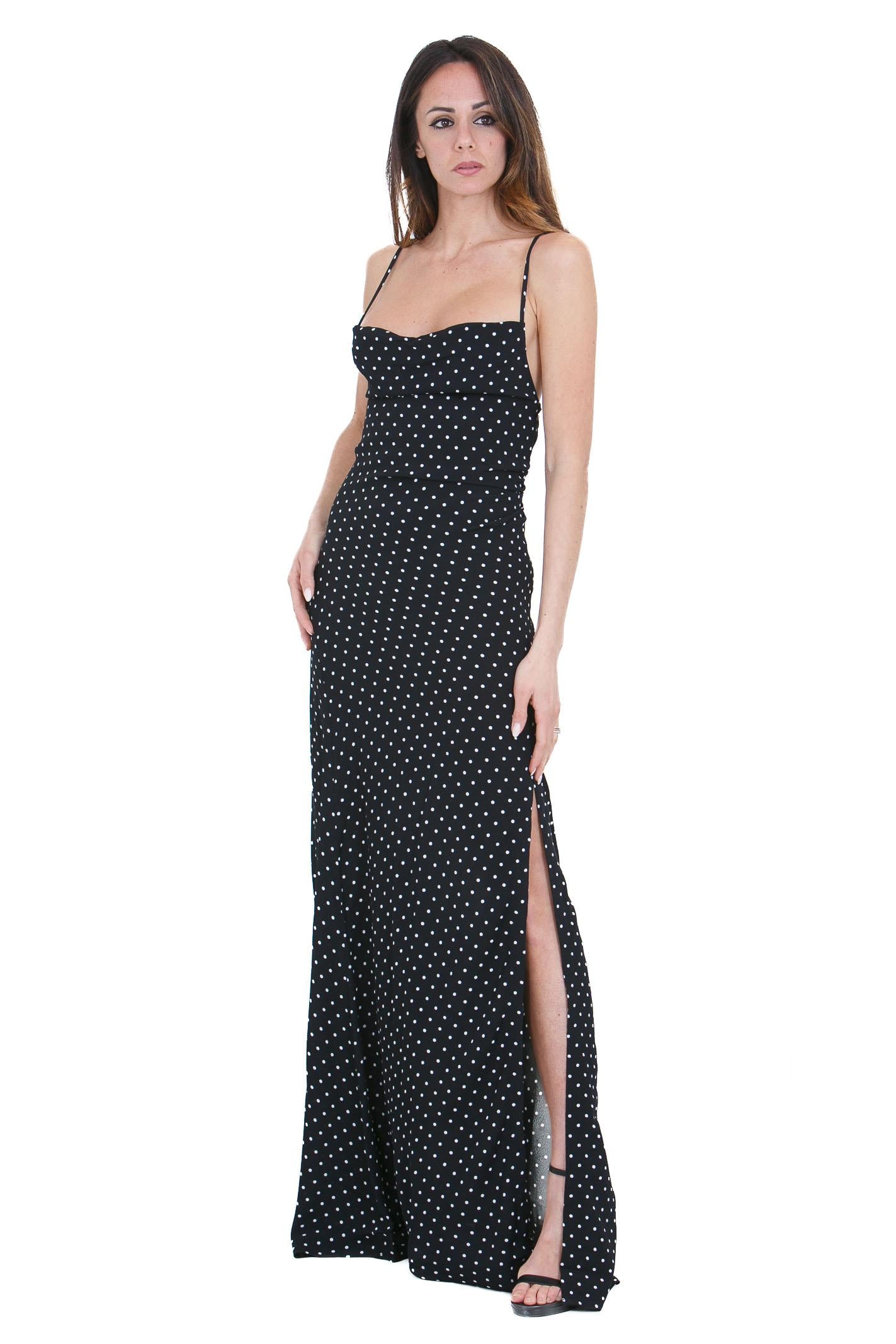 MAR DE MARGARITAS  Abiti Petit pois nero KELLY-01528-PTTS0053 NE135 