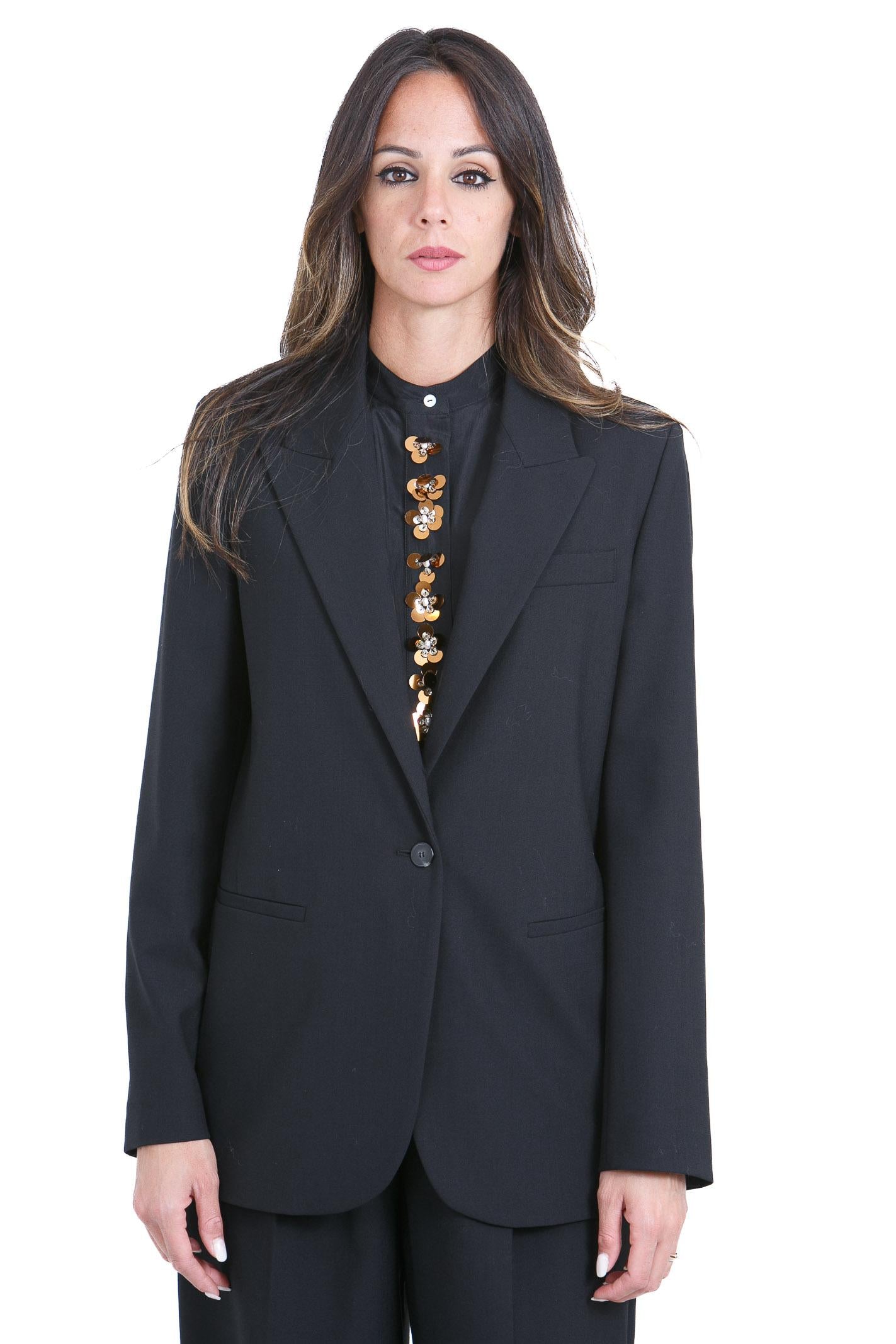 FORTE FORTE  Blazer Noir 14326MYJACKET 8001 