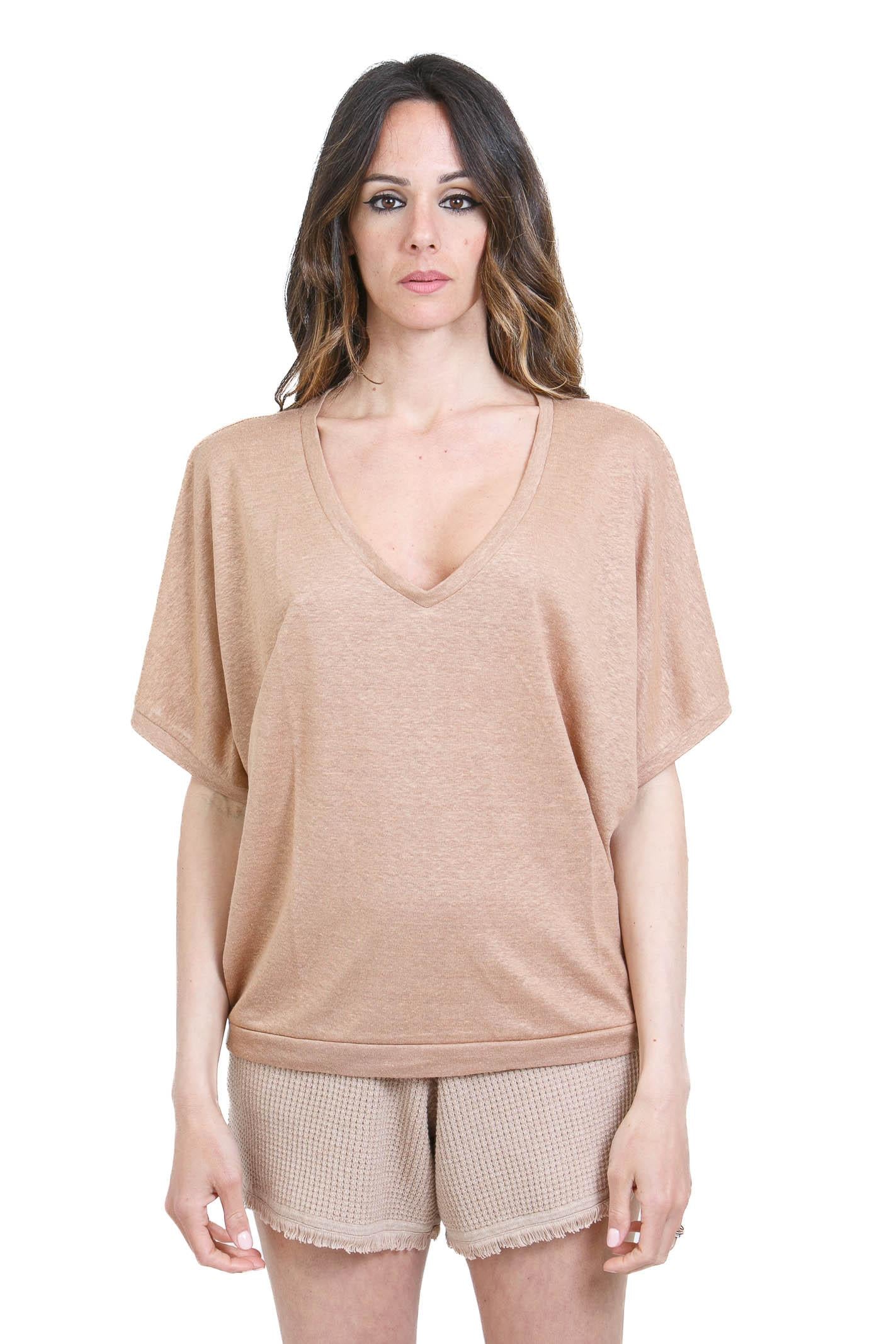 NOT SHY  T- Shirt Moka SOPHIA-NF8B000LIP000 MOKA 