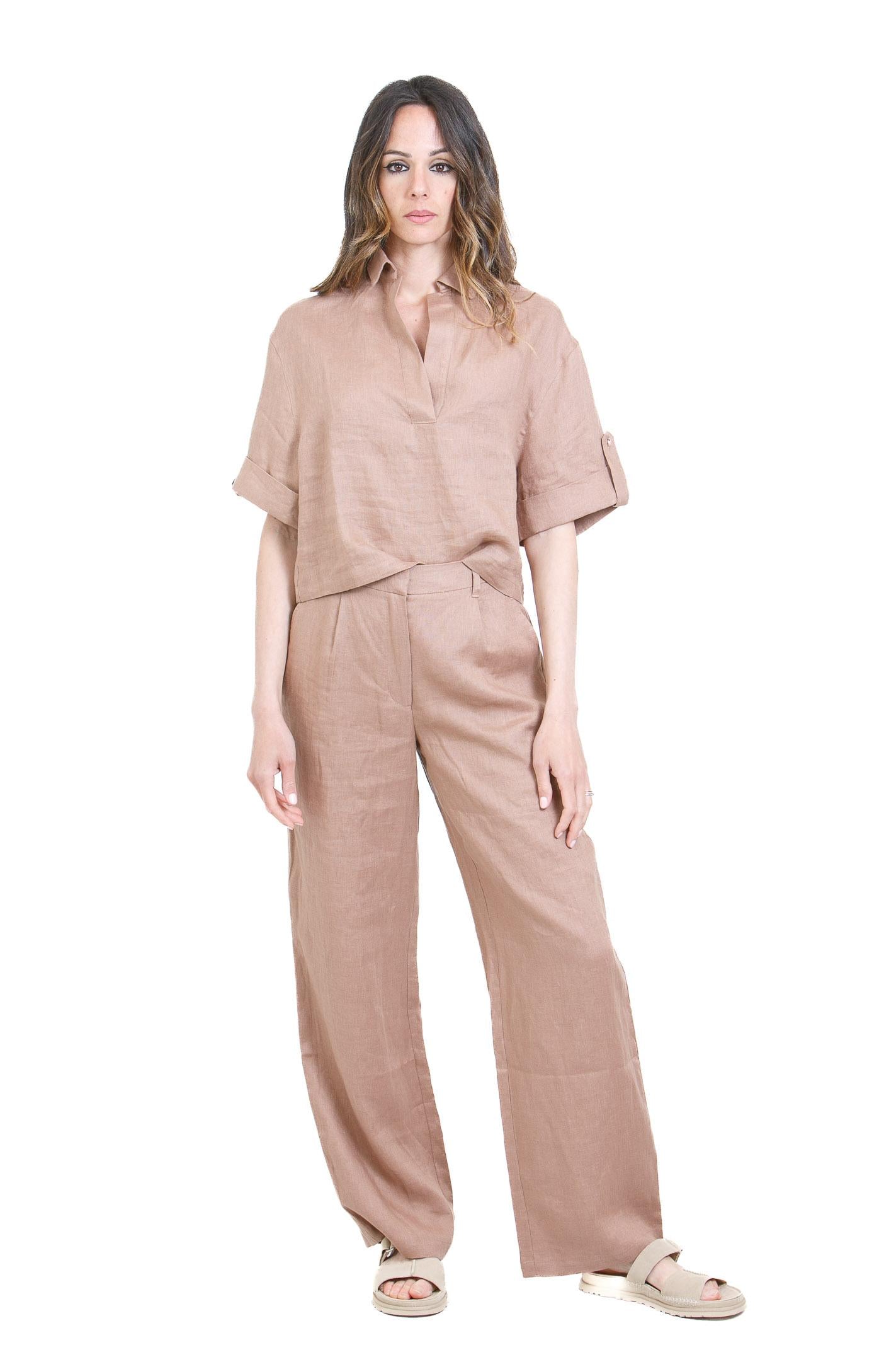 NOT SHY  Pantaloni Moka PAULA-NF9X015LIC000 MOKA 