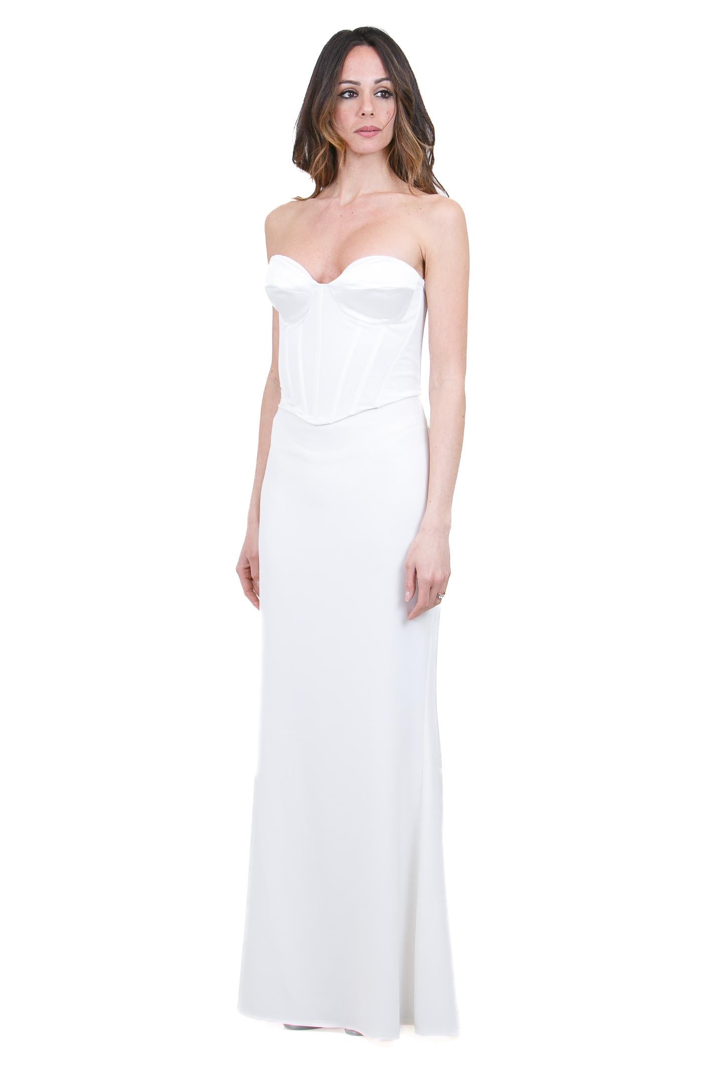 ACTUALEE  Abiti White AB4132-01AB WH 