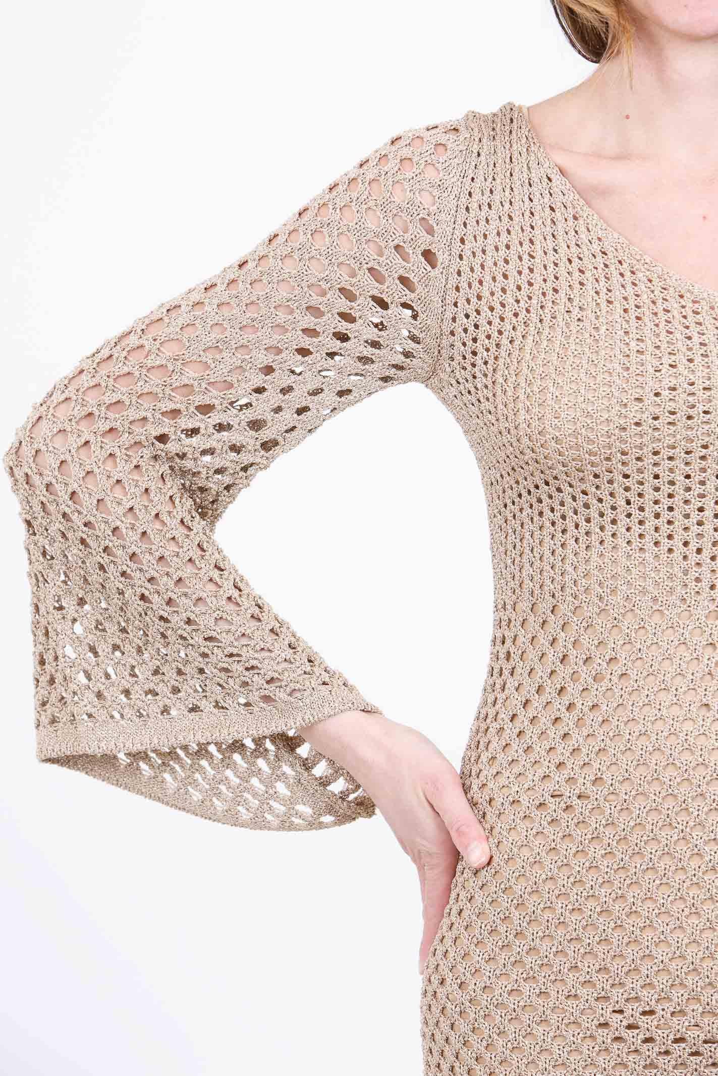 SIMONA CORSELLINI  Abiti Beige gold CPABO0101 V0776 