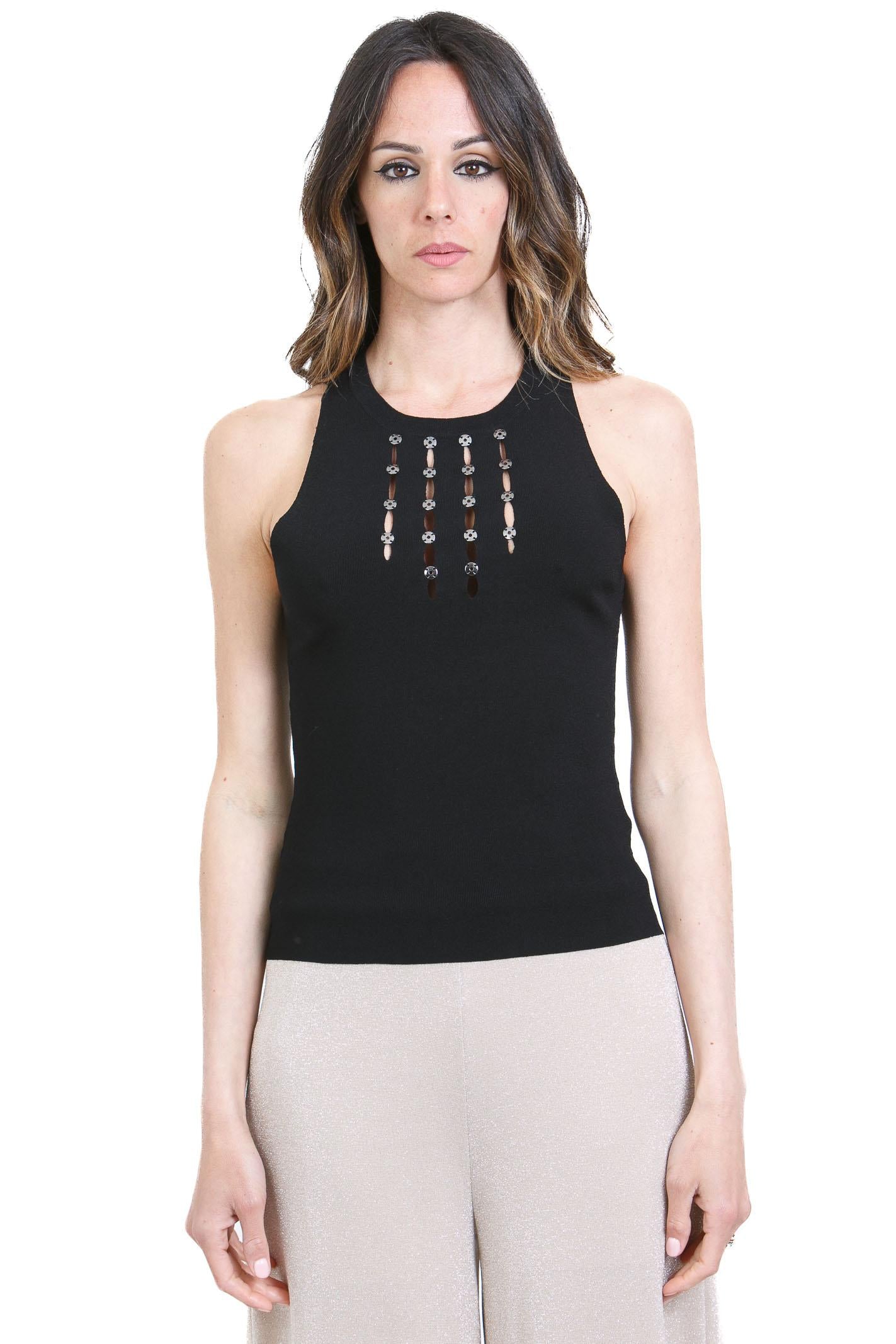 KAOS  Canotte Nero SP1NT046 0001 