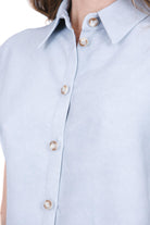 ALYSI Camicia azzurra con colletto classico Camicie Denim 116243-P6028 DM 