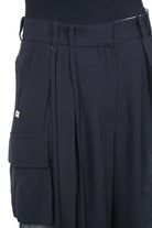 MANILA GRACE  Pantaloni Nero P204VU MA001 