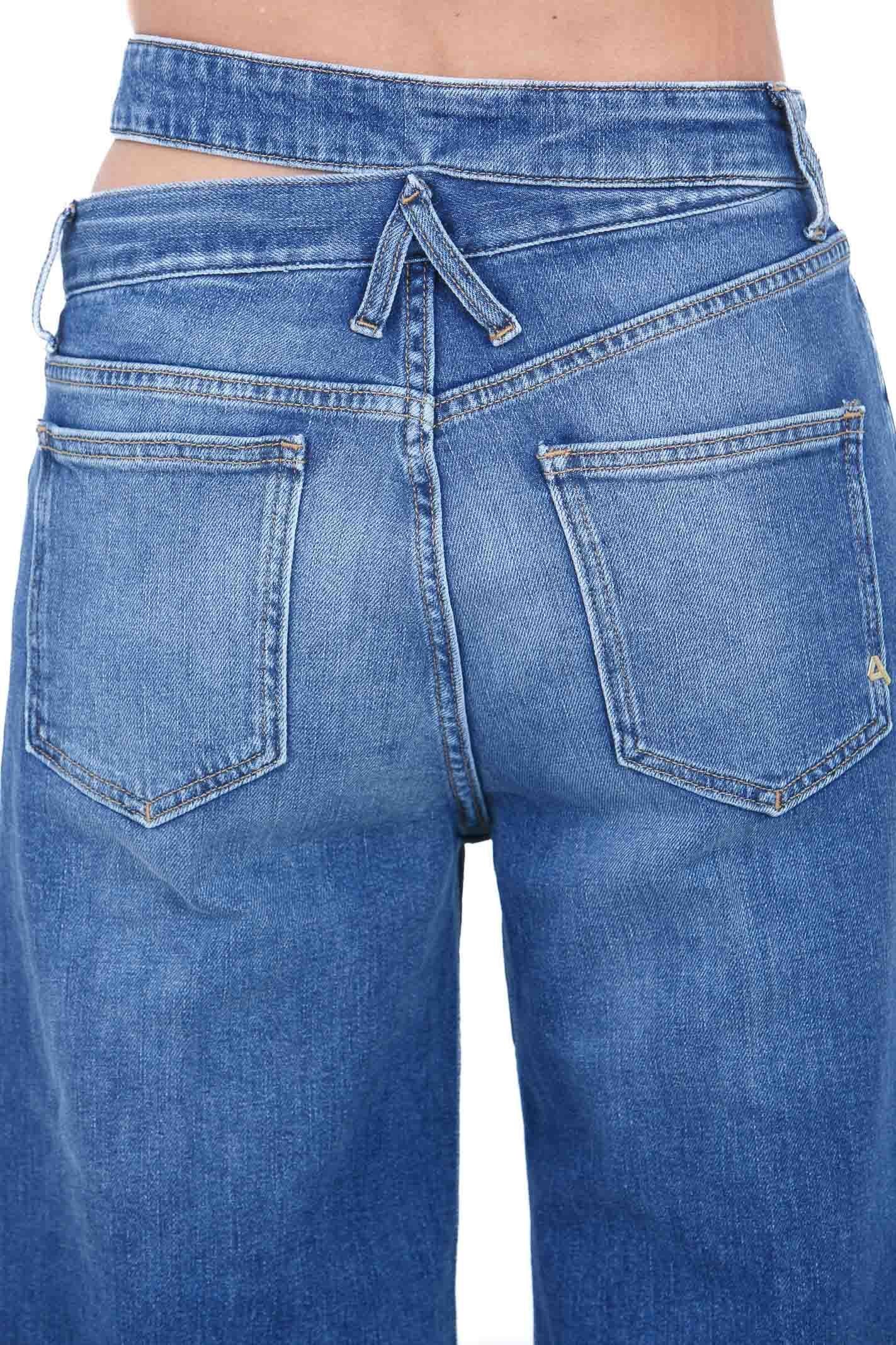 CYCLE Bermuda Missy wide leg con doppia cintura Bermuda Navy blue MISSY-362PB03 07 