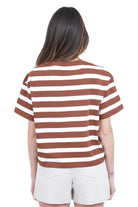 DES PETIT HAUTS  T- Shirt Choco/ecru FILMA-1E260231 RA259 