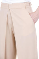 ALYSI Pantalone con piegone<BR/> Pantaloni Pelle 116108-P6016 PELLE 