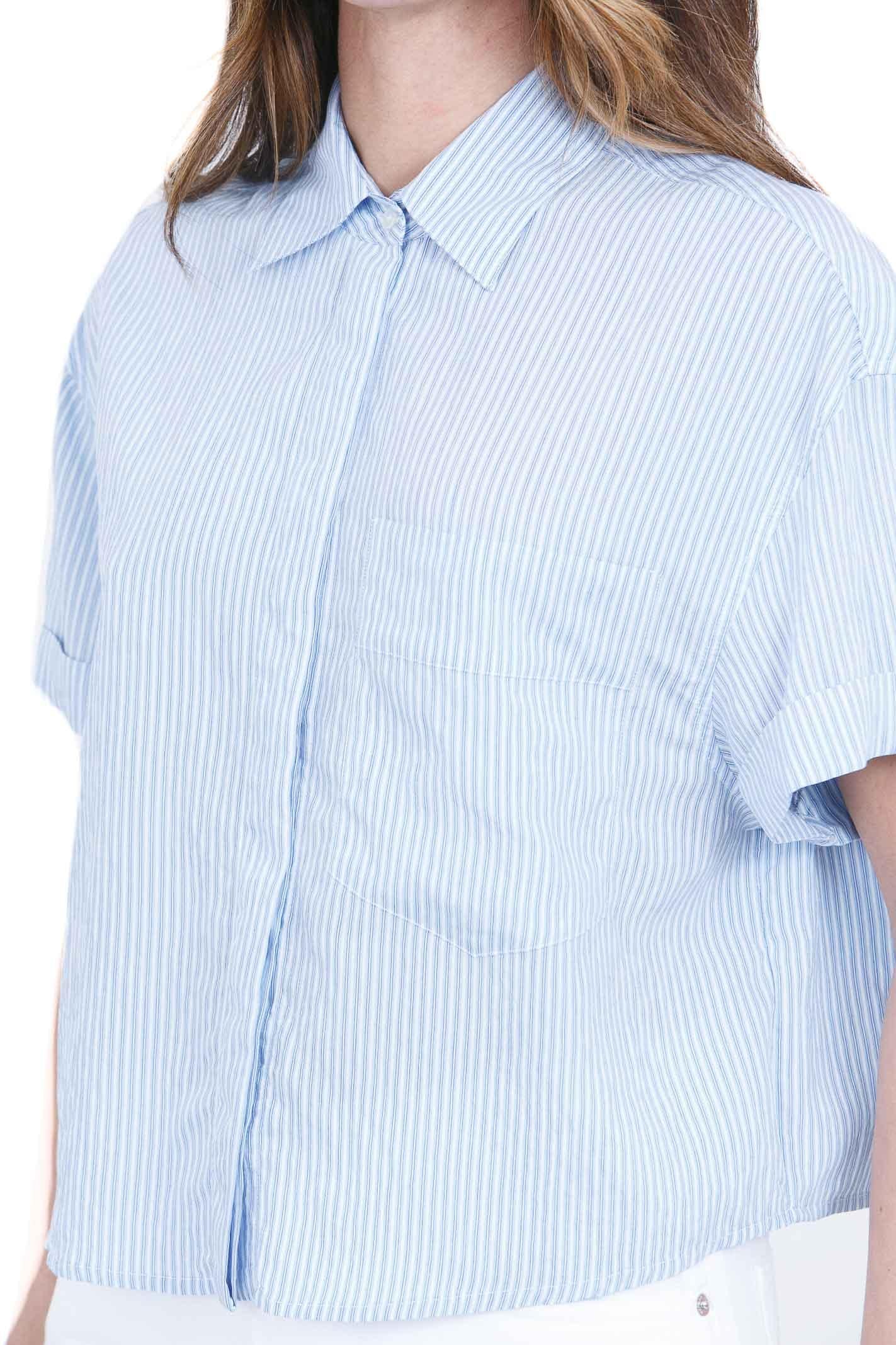 DONDUP  Camicie Celeste DC490EF0161D002-RIGA 806 