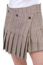 SEMICOUTURE Gonne Alicia Principe di Galles<BR/> Gonne Juta/cr ALICIA-Y6SI62 PDG07 