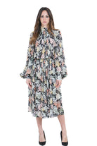 SEMICOUTURE Naiara abito stampa fiore<BR/> Abiti Nero mix NAIARA-Y6SS20 FLW59 